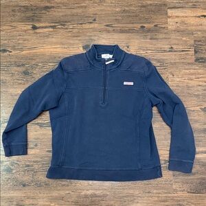 Vineyard Vines Navy Quarter-Zip Pullover